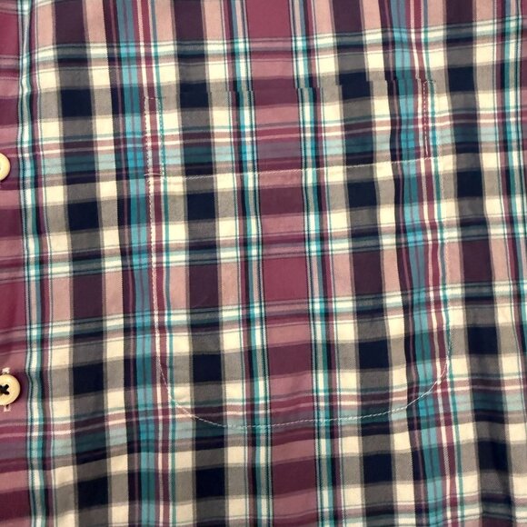 Peter Millar Plaid Long Sleeve Button-Up Shirt Mens XL Officeready Multicolor - Picture 3 of 7